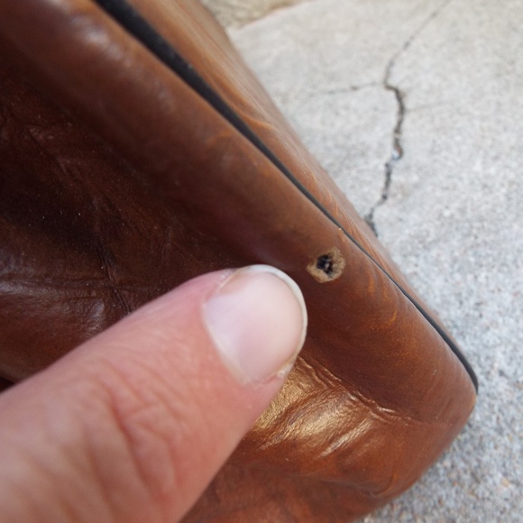 Vintage 1960's Naugahyde Ladies Shoulder Bag - Picture 4 of 8